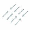 Vestil Sleeve Anchor, 3/8" Dia., 3" L, Steel Zinc Plated, 8 PK AS-383-8PK